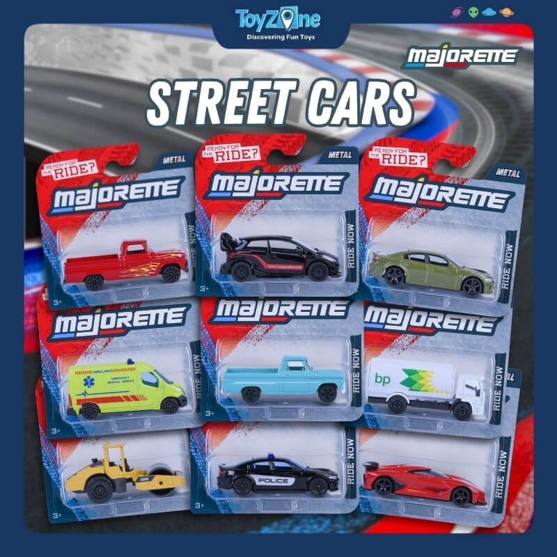Đồ chơi mô hình xe Ride Now Street Cars MAJORETTE