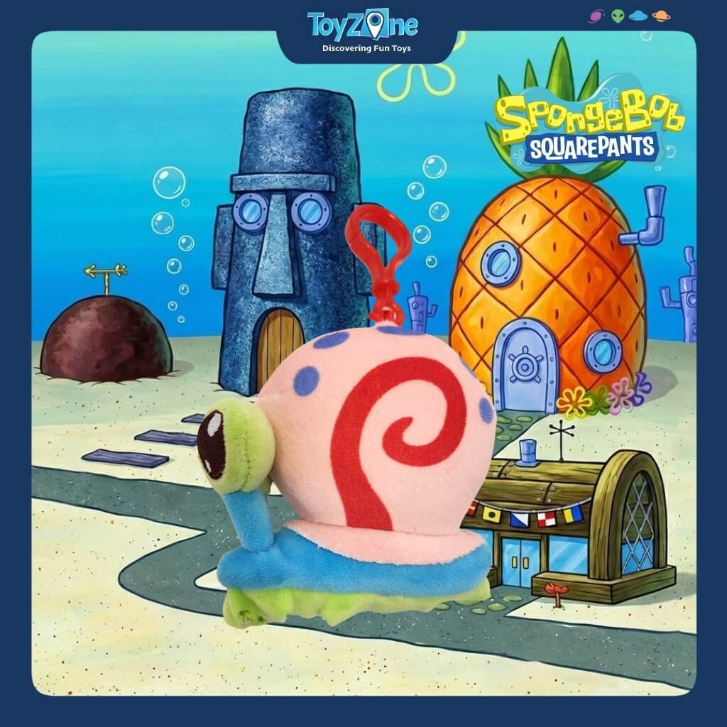 Đồ chơi sưu tầm móc khóa gấu bông Spongebob Keyrings 10cm