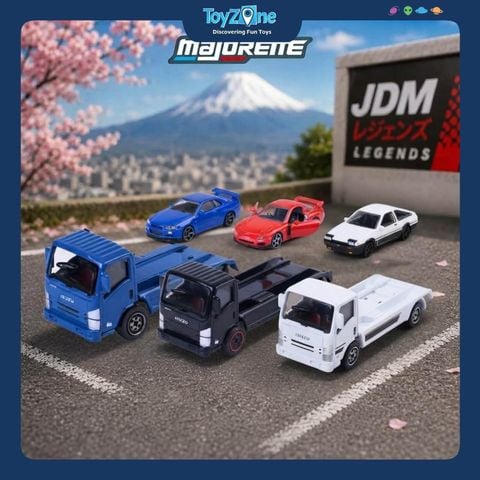 Đồ Chơi Xe Mô Hình JDM Legends Car Transporter MAJORETTE