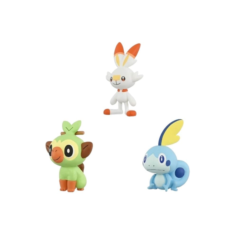 Mô hình Pokémon Moncolle 30th Anniversary Galar Starter Set TAKARA TOMY