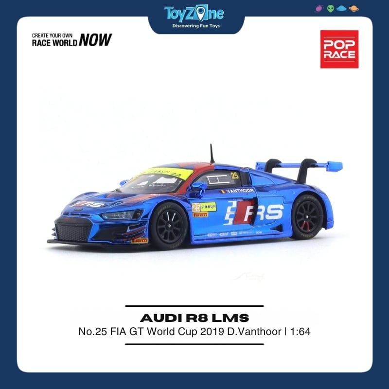 Mô hình xe Audi R8 LMS 1:64 Pop Race