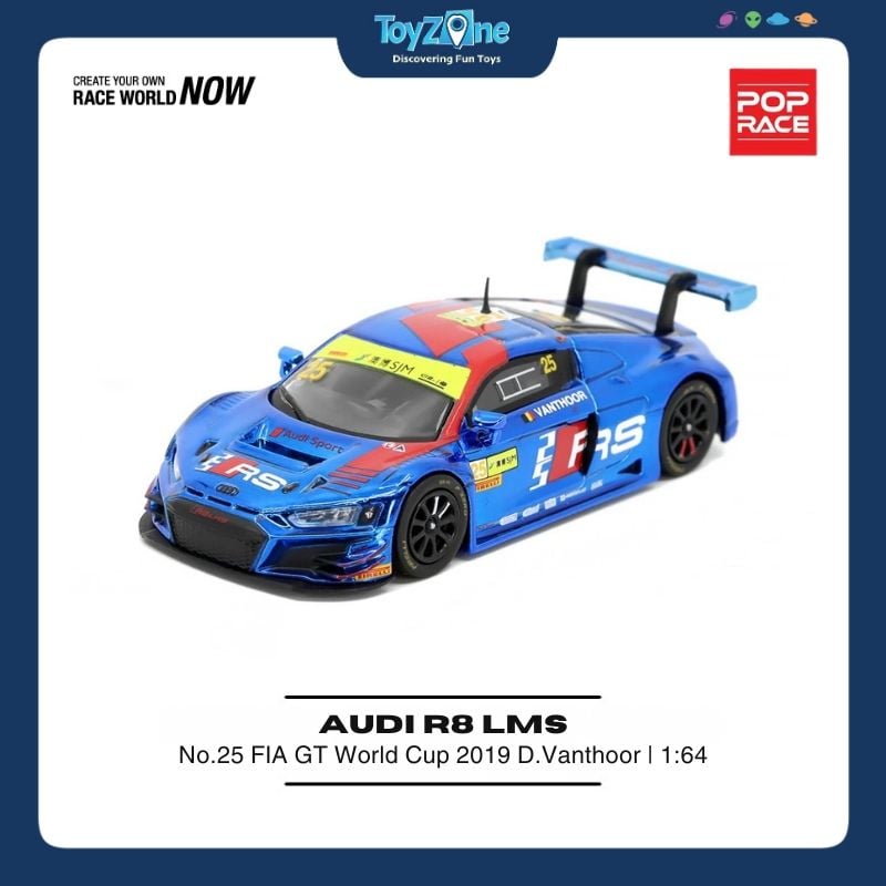 Mô hình xe Audi R8 LMS 1:64 Pop Race