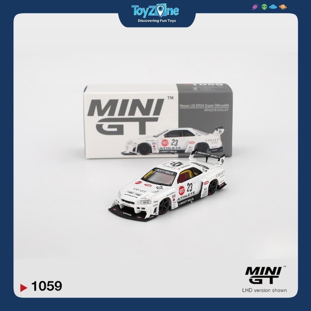Mô hình xe Nissan LB-ER34 Super Silhouette SKYLINE 1:64 MiniGT