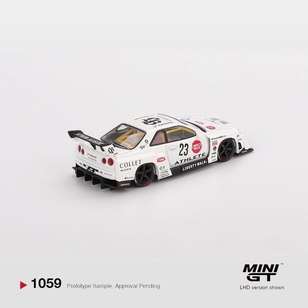 Mô hình xe Nissan LB-ER34 Super Silhouette SKYLINE 1:64 MiniGT
