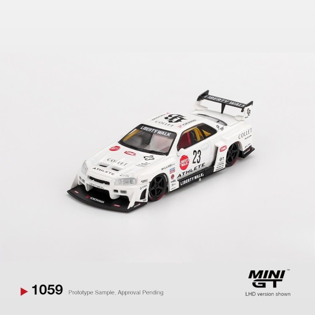 Mô hình xe Nissan LB-ER34 Super Silhouette SKYLINE 1:64 MiniGT