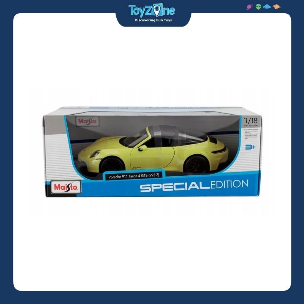 Mô hình xe Porsche 911 ( 992.2 ) Targa 4 GTS Hybrid 2025 1:18 MAISTO