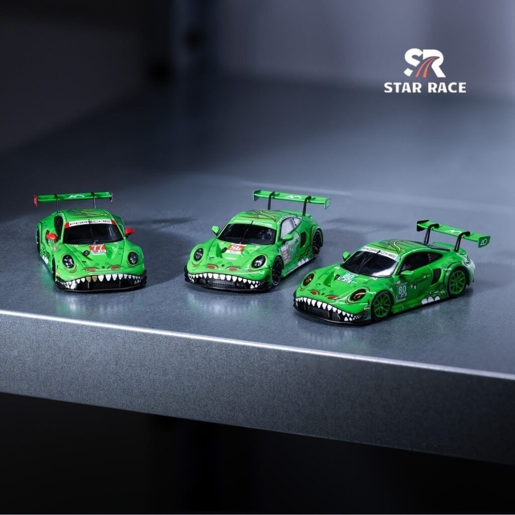 Mô hình xe Porsche 911 GT3 R Tyrannosaurus 1:64 Star Race