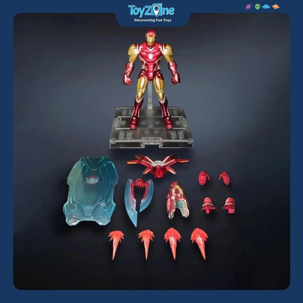 Mô hình lắp ráp Marvel Infinity Saga Champion Class Iron Man MK85 SE BLOKEES