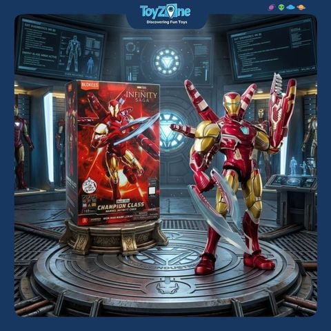 Mô hình lắp ráp Marvel Infinity Saga Champion Class Iron Man MK85 SE BLOKEES