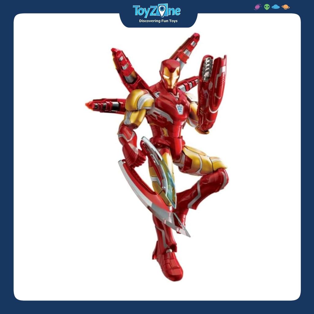 Mô hình lắp ráp Marvel Infinity Saga Champion Class Iron Man MK85 SE BLOKEES