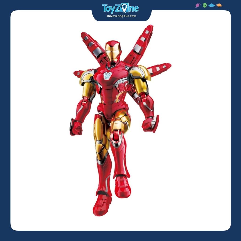 Mô hình lắp ráp Marvel Infinity Saga Champion Class Iron Man MK85 SE BLOKEES