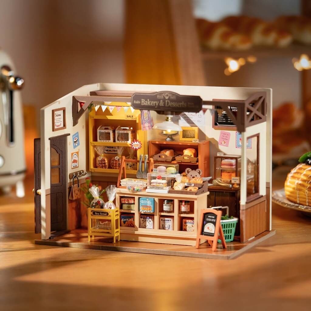 Mô hình lắp ráp nhà gỗ DIY Tiệm Bánh Becka Rolife Becka's Baking House ROBOTIME