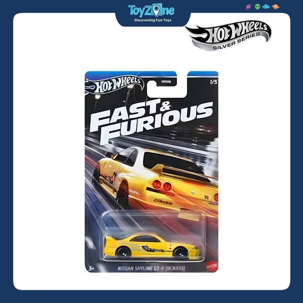 Mô hình xe Hot Wheels Silver Fast And Furious Series chính hãng