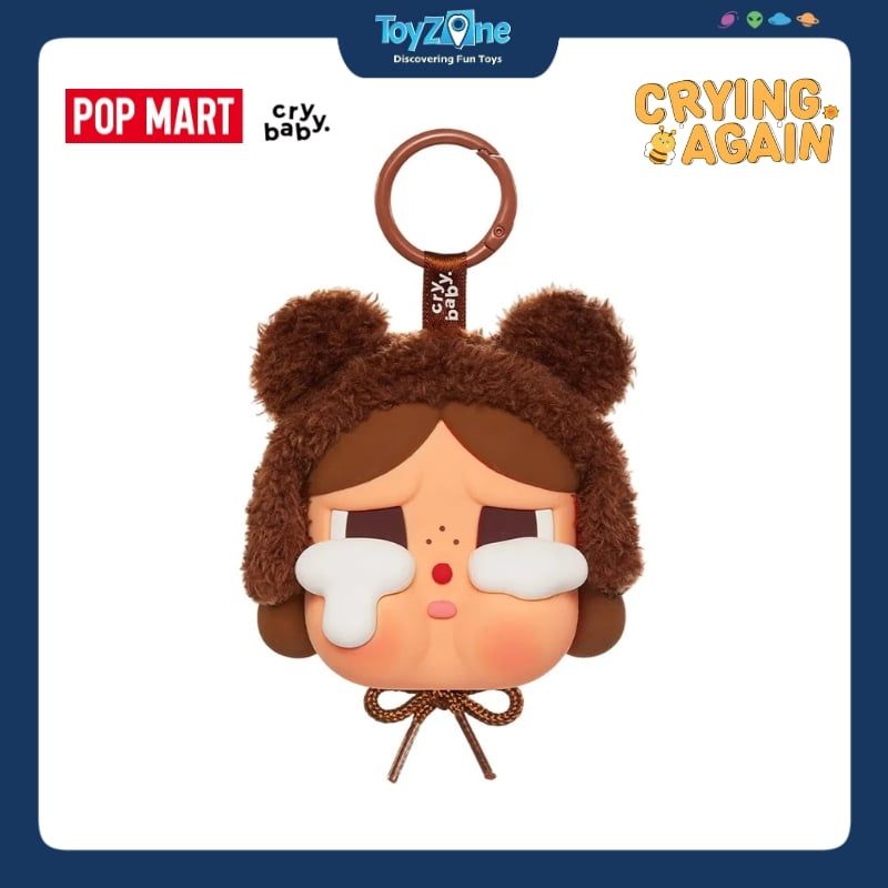 Móc khóa gấu bông đựng tai nghe Crybaby Crying Again Series Earphone Case Love Make Us Cry POP MART