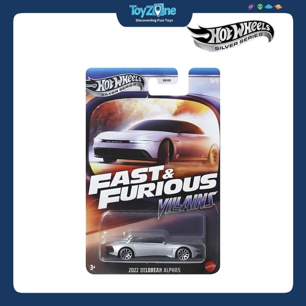 Mô hình xe Hot Wheels Silver Fast And Furious Villains Series chính hãng