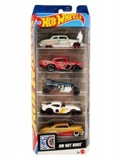 Bộ đồ chơi mô hình xe Hot wheels F1 Racing 5 Pack Cars Set