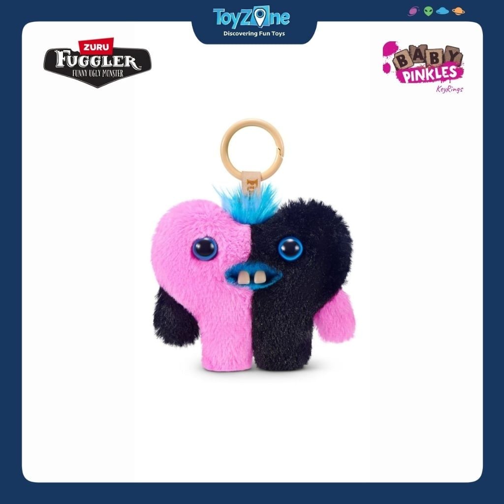 Mô hình móc khoá đồ chơi sưu tầm Fuggler Baby Pinkles Keyrings 3.5 inch ZURU TOYS
