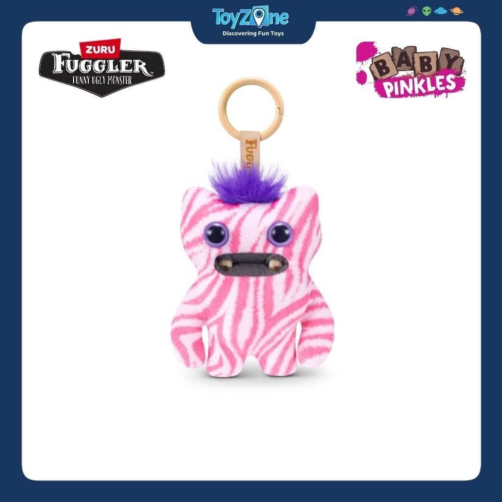 Mô hình móc khoá đồ chơi sưu tầm Fuggler Baby Pinkles Keyrings 3.5 inch ZURU TOYS