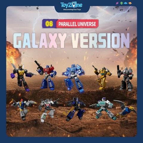 Mô hình đồ chơi lắp ráp Blind box Transformers Galaxy Version 06 Parallel Universe Model Kits BLOKEES