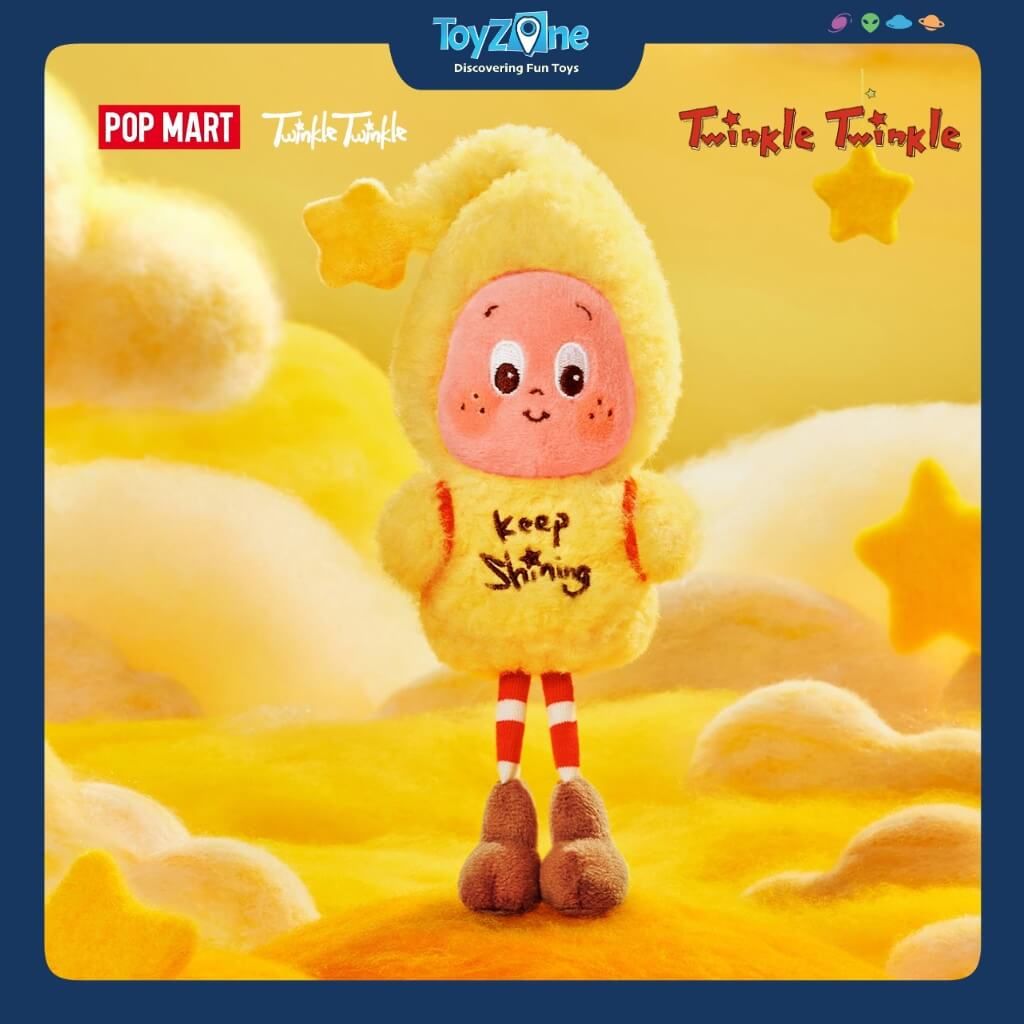 Mô hình Blind box Móc khóa Gấu bông Twinkle Twinkle V3 Sweet Dreams Forecast ( Dự Báo Giấc Mơ ) POP MART