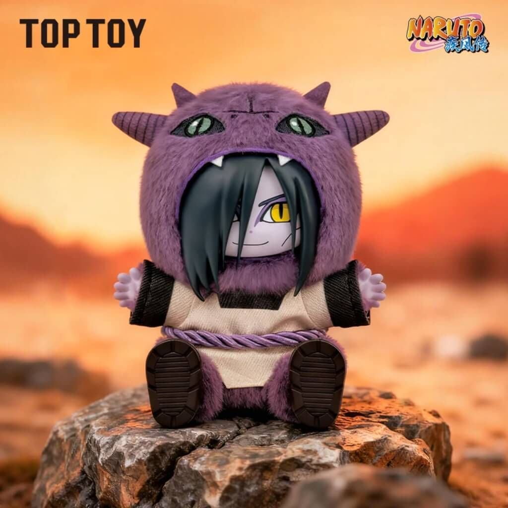 Mô hình Blind box Móc khóa Gấu bông Naruto Shippuden Cute Animals' Sit-in Party Series TOP TOY