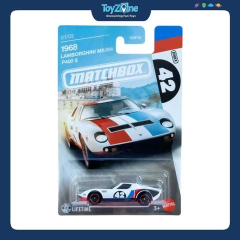 Mô hình xe Lamborghini Miura P400 S 1968 City Heroes Traffic Series 1:64 MATCHBOX