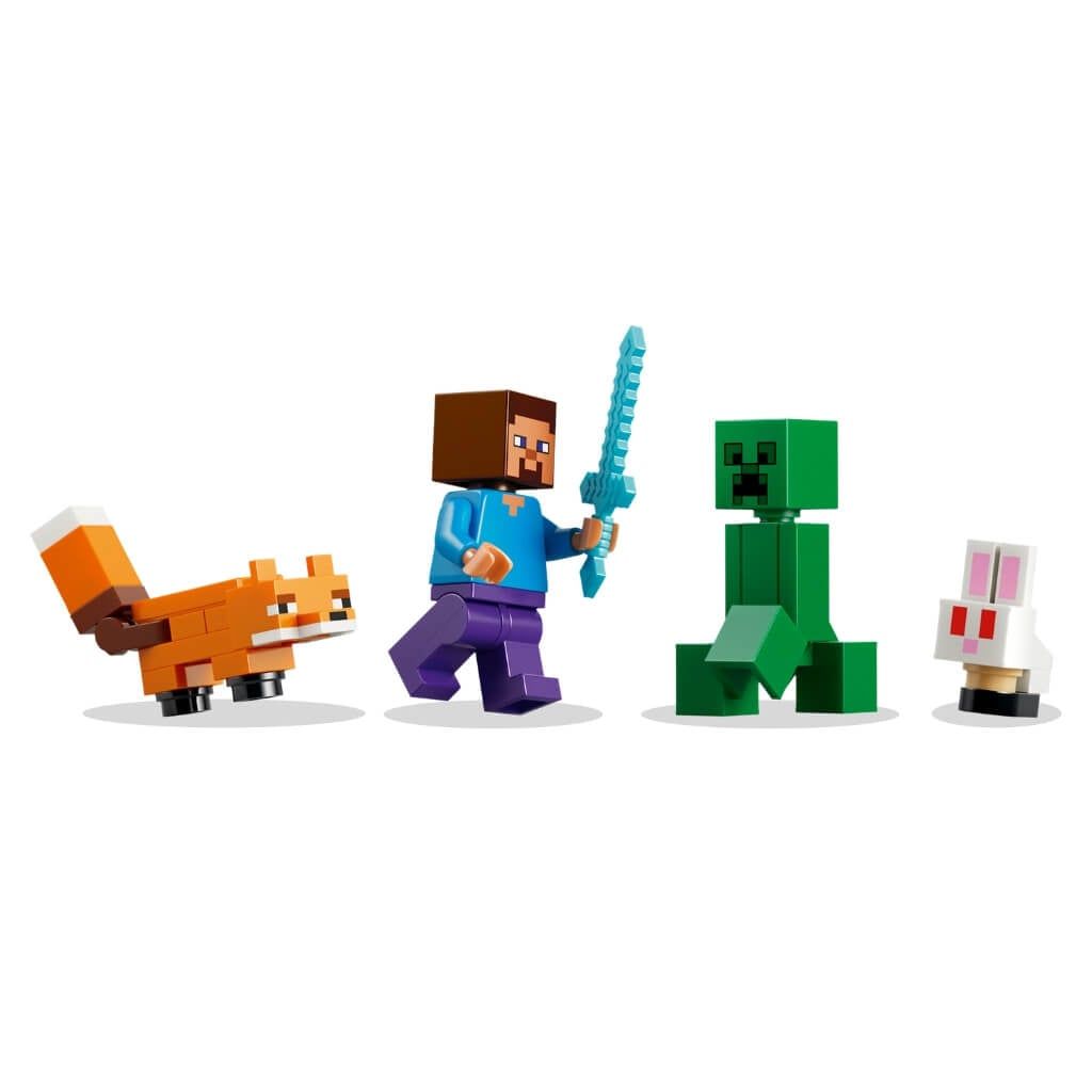 Bộ đồ chơi mô hình lắp ráp Cuộc Phiêu Lưu Rừng Taiga Của Steve LEGO MINECRAFT