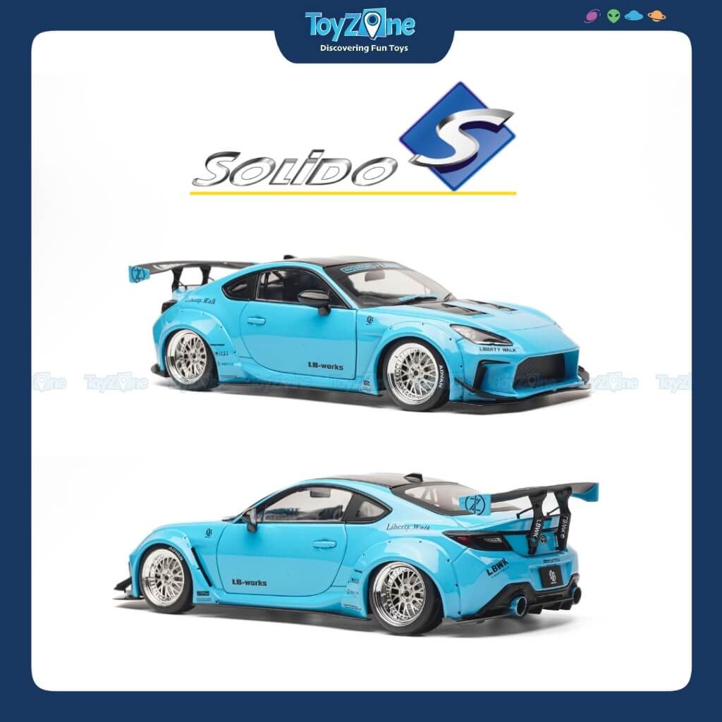 Mô hình xe Toyota GR86 LBWK Body Kit 2024 1:18 SOLIDO