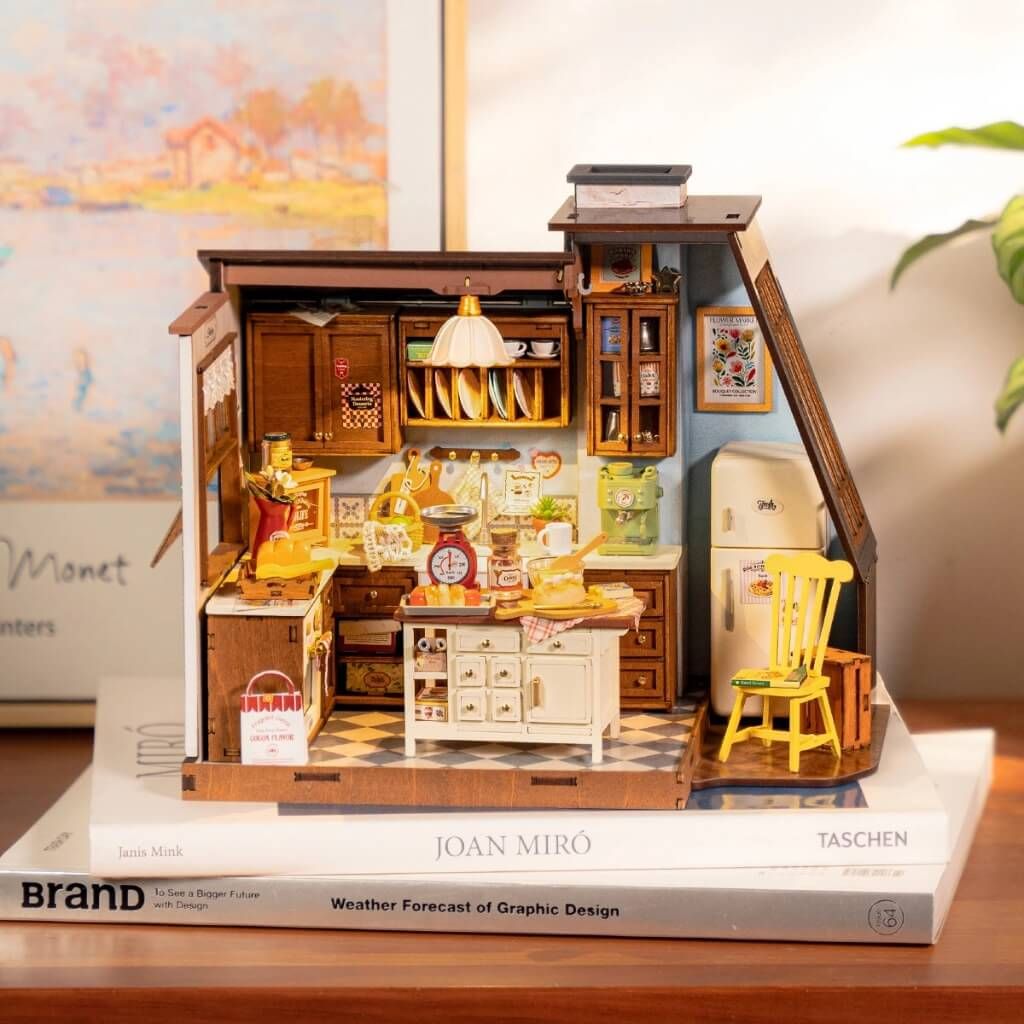 Mô hình lắp ráp nhà gỗ DIY Bếp Làm Bánh Rolife Baking Kitchen ROBOTIME