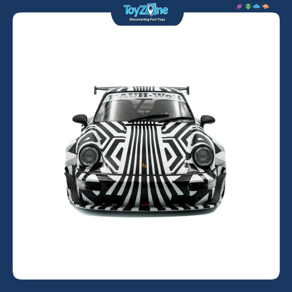 Mô hình xe Porsche 911 RWB Body Kit The Zebra Camouflage 2022 1:18 SOLIDO