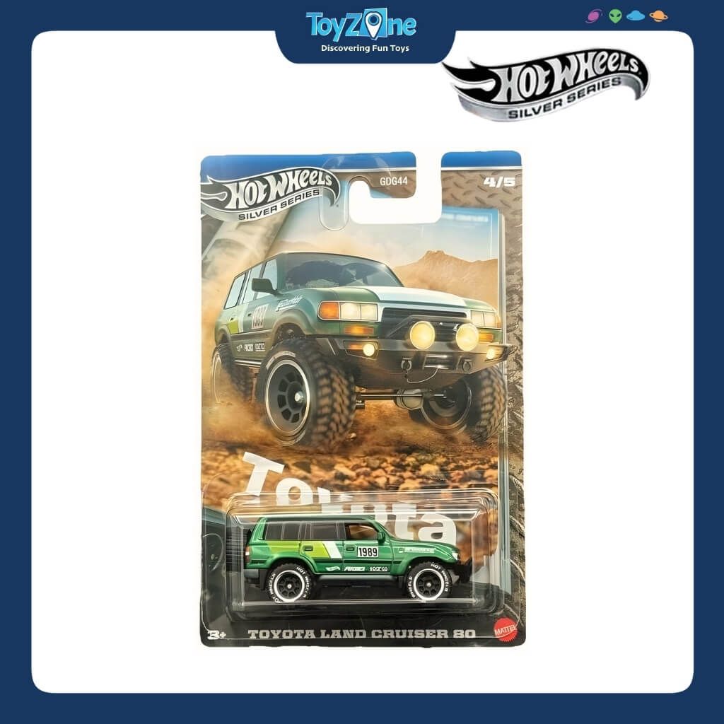 Mô hình xe Hot Wheels Silver Series Toyota chính hãng
