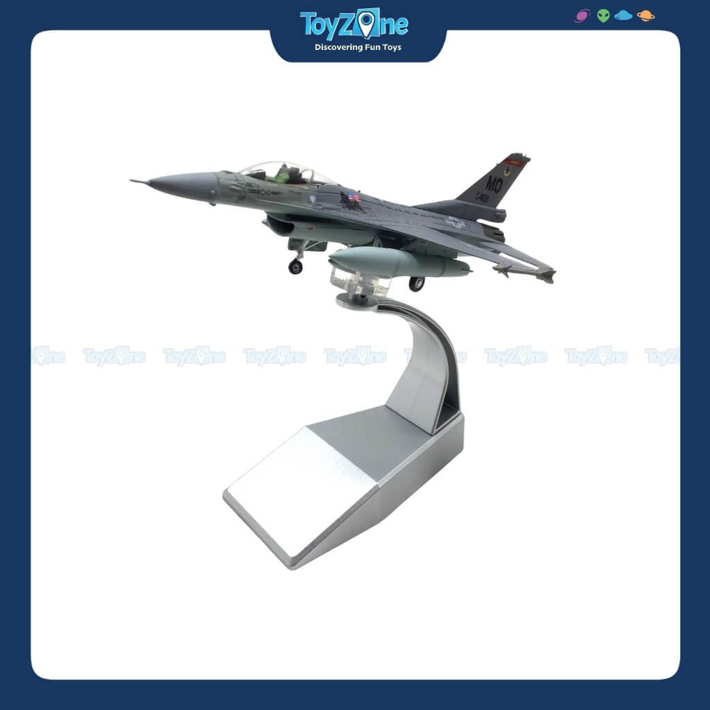 Mô Hình Máy Bay Chiến Đấu F-16C Fighting Falcon 1:100 Amercom