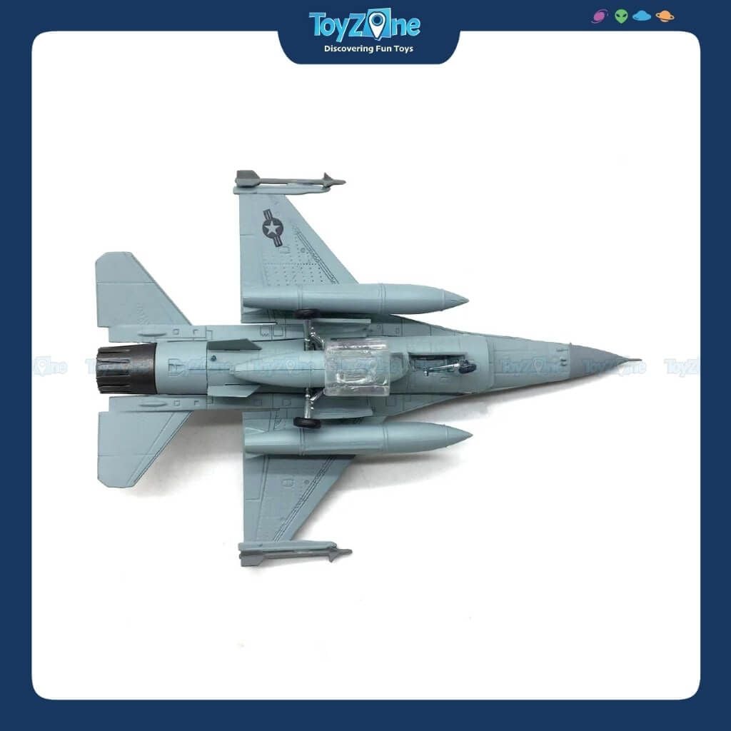Mô Hình Máy Bay Chiến Đấu F-16C Fighting Falcon 1:100 Amercom