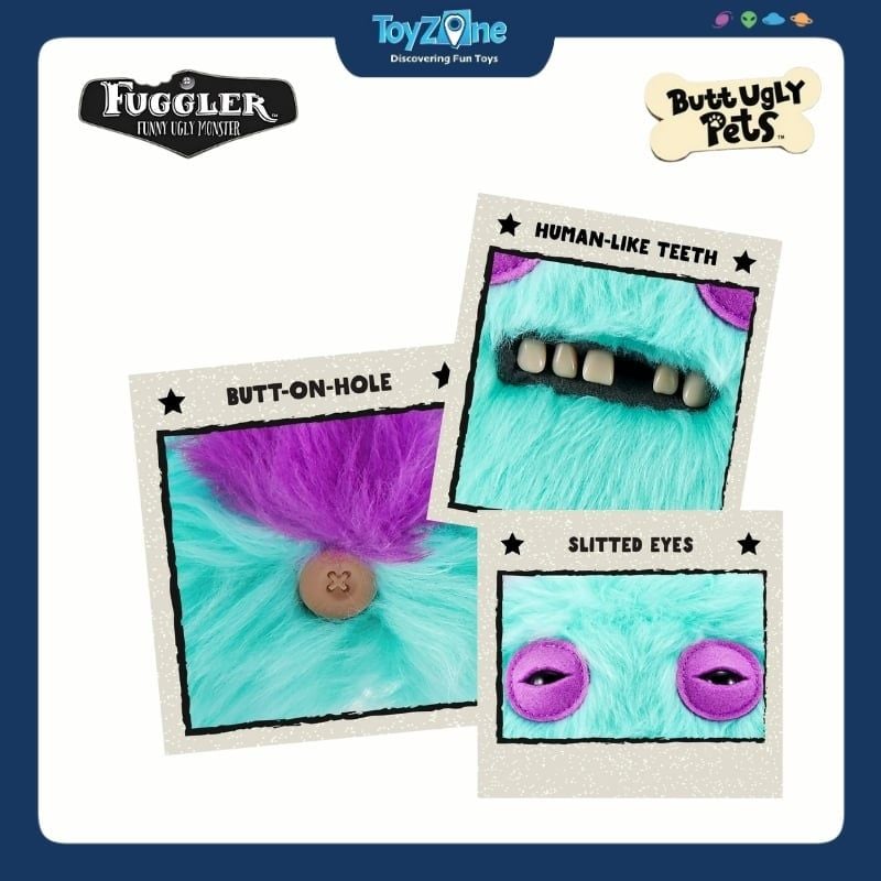 Mô hình đồ chơi sưu tầm Fuggler Butt Ugly Pets 9inch ZURU TOYS