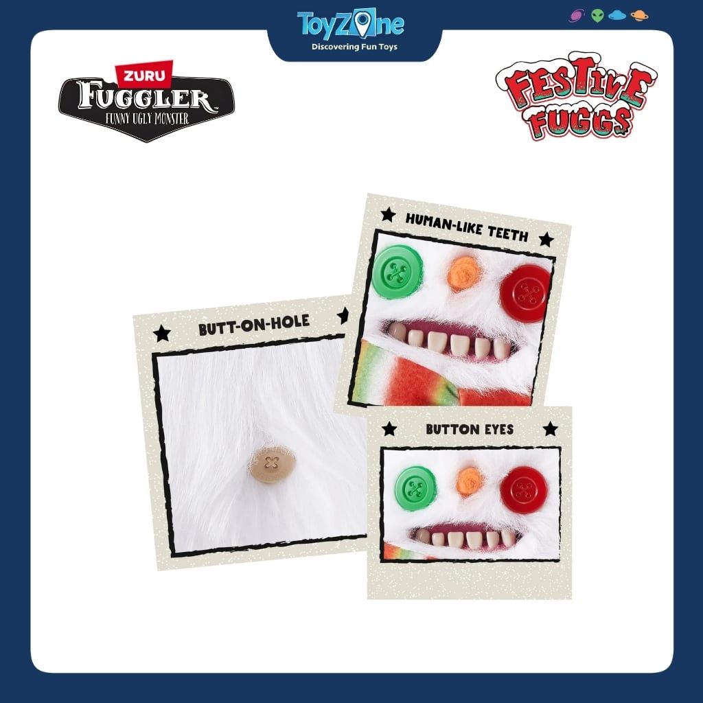 Mô hình đồ chơi sưu tầm Fuggler Festive Fuggs 9inch ZURU TOYS