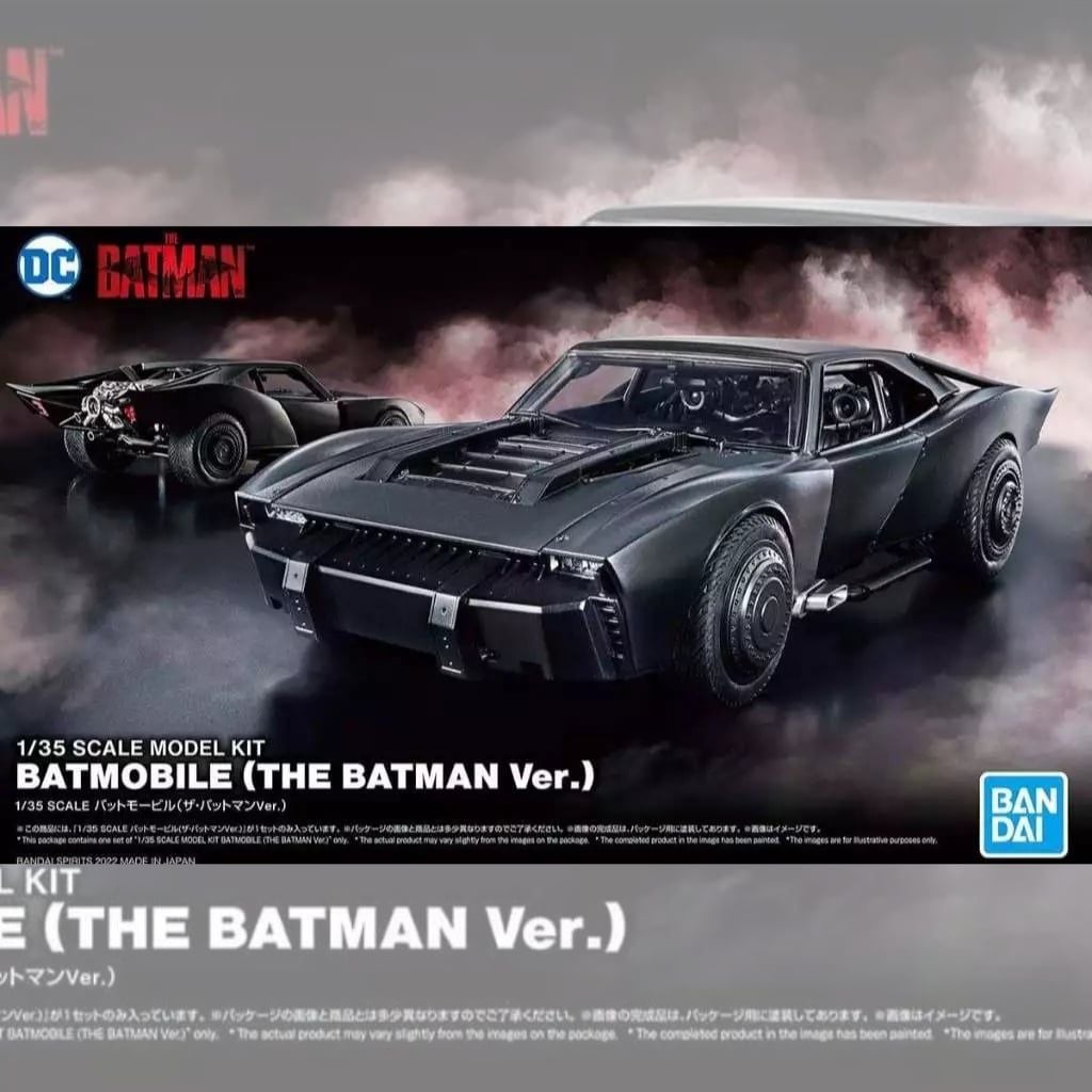 Mô hình lắp ráp DC Batmobile ( The Batman Version ) Model Kit 1/35 BANDAI
