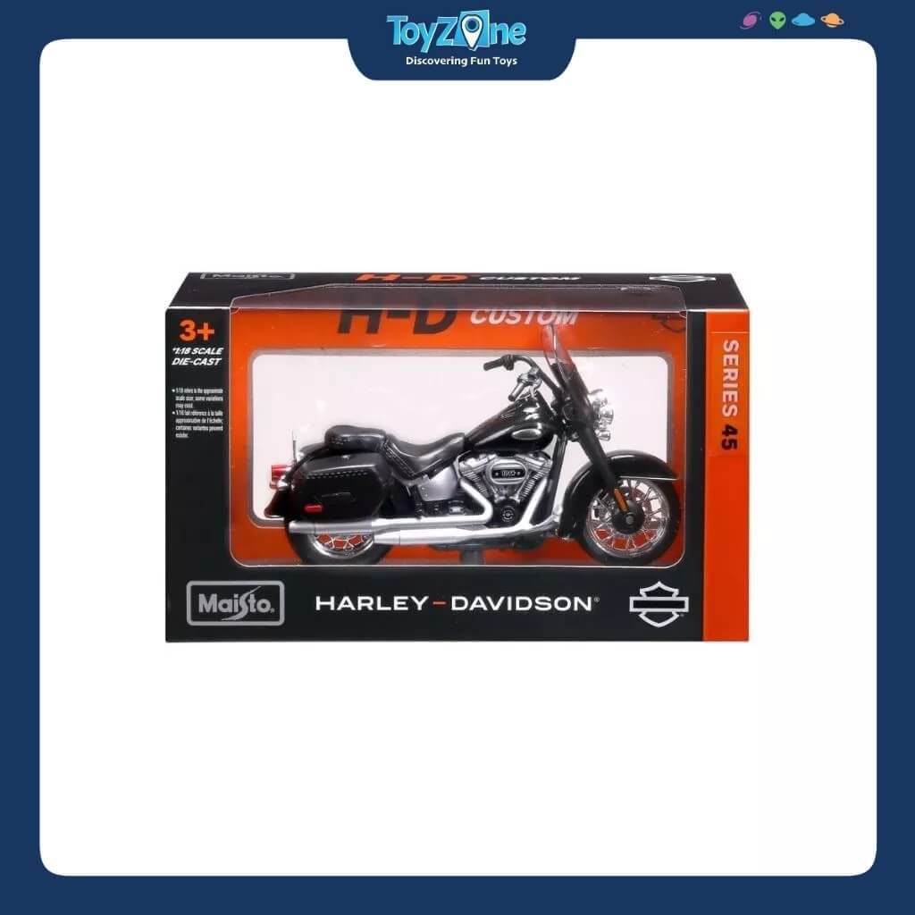 Mô hình mô tô Harley-Davidson Heritage Classic 2024 1:18 MAISTO