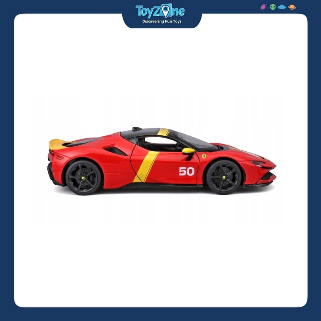 Mô hình xe Ferrari SF90 Stradale Assetto Fiorano 1:18 BBURAGO