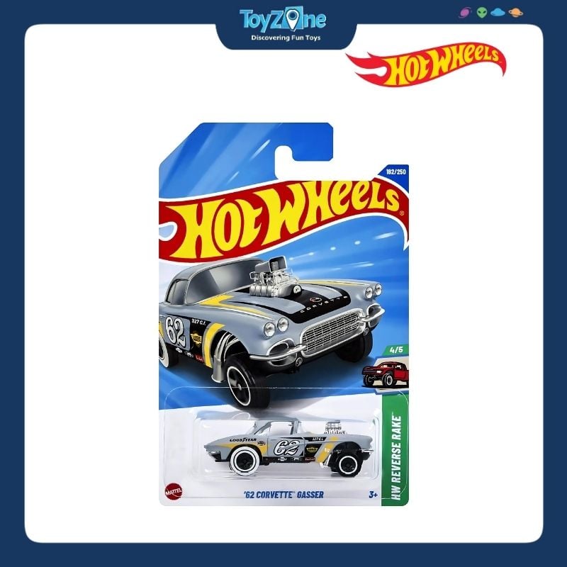 Đồ chơi mô hình xe Hot Wheels HW Reverse Rake chính hãng