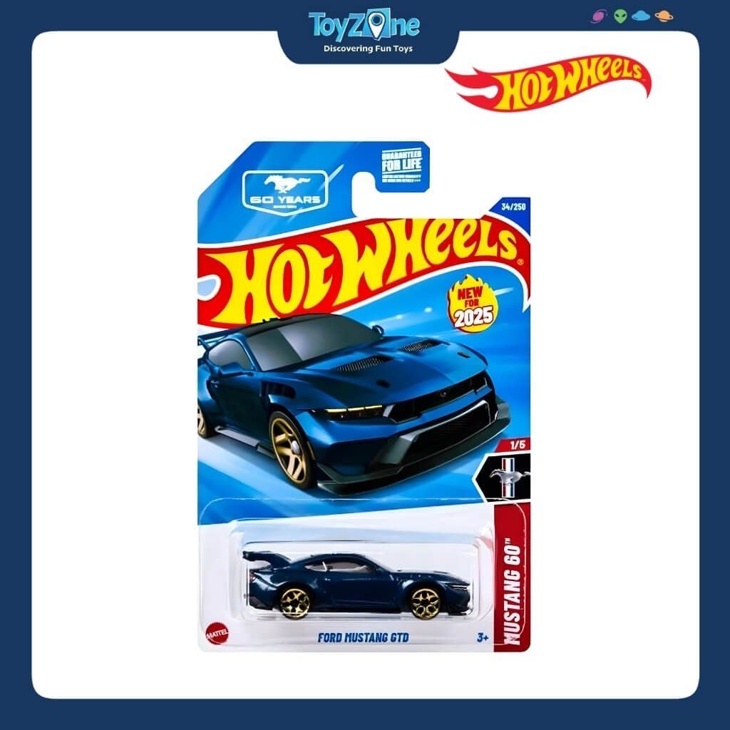 Đồ chơi mô hình xe Hot Wheels Mustang 60 GT chính hãng