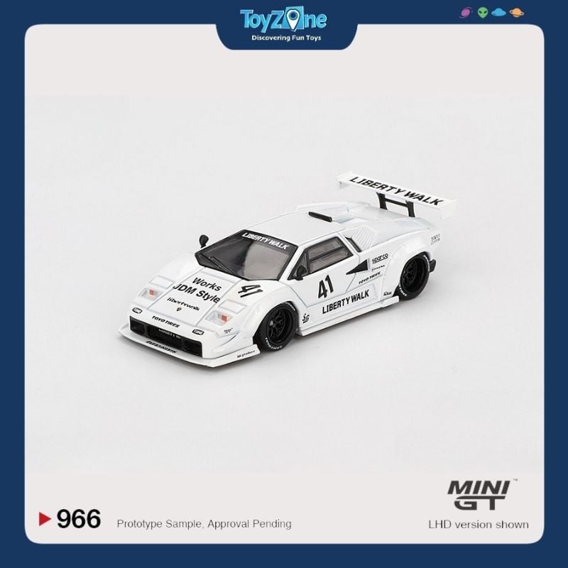 Mô hình xe Lamborghini Countach LB-WORKS 1:64 MiniGT