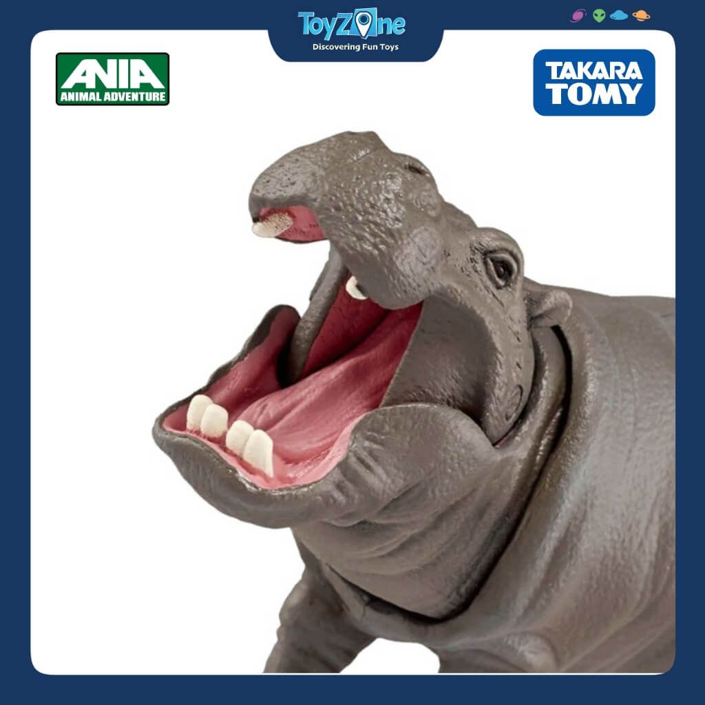 Mô hình đồ chơi Động vật Hà Mã ANIA AS-06 Hippopotamus Float TAKARA TOMY