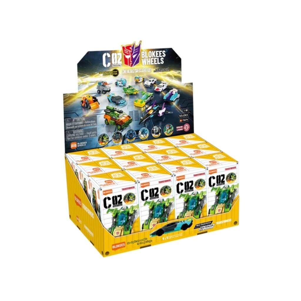 Mô hình đồ chơi lắp ráp Blind box Transformers Wheels C02 Wreck & Rule BLOKEES