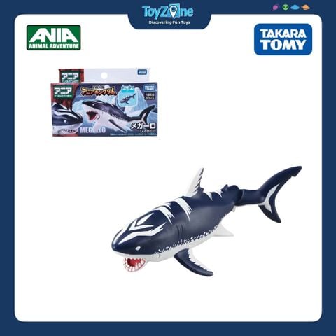 Mô hình đồ chơi Cá Mập Khổng Lồ ANIA Kingdom Megallo ( Megalodon ) TAKARA TOMY