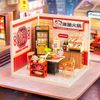 Mô hình lắp ráp nhà nhựa DIY Tiệm Lẩu Panda Hot Pot Rolife Panda Hot Pot DW020 ROBOTIME