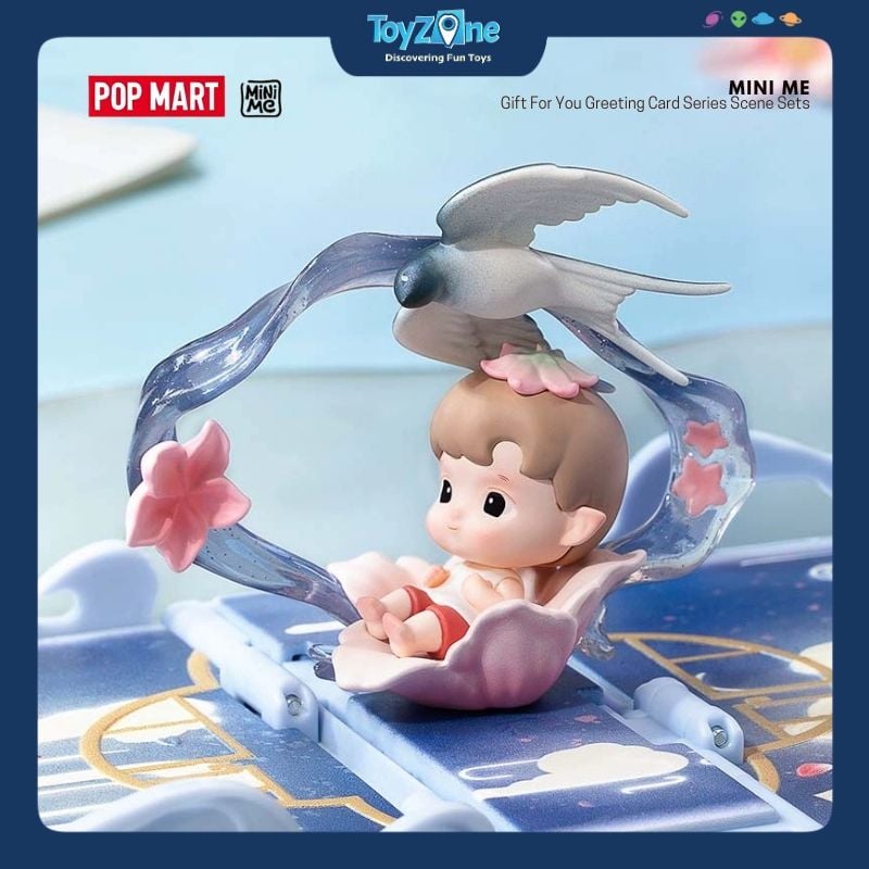Mô hình đồ chơi Blind box Gift For You Greeting Card Series Scene Sets ( Món Quà Cho Bạn ) POP MART