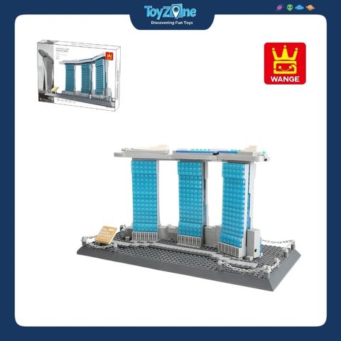 Bộ đồ chơi lắp ráp mô hình Công Trình Kiến Trúc Wange