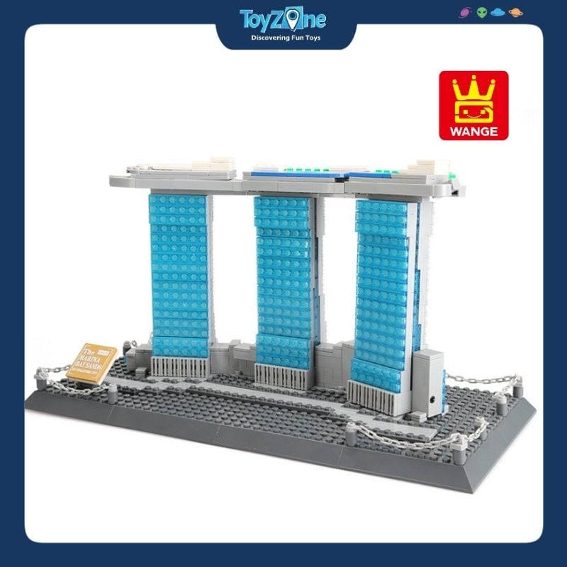 Bộ đồ chơi lắp ráp mô hình Công Trình Kiến Trúc Wange