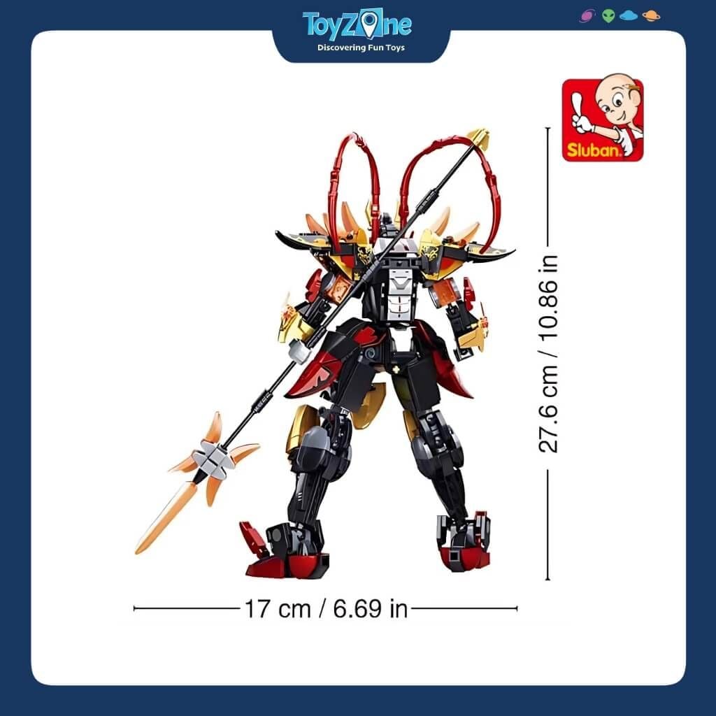 Bộ Đồ Chơi Lắp Ráp Mô Hình Lữ Bố Cơ Giáp ( Lu bu Mecha ) SLUBAN