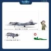 Bộ đồ chơi mô hình lắp ráp Máy bay chiến đấu tiêm kích SU-57 Flanker Sluban